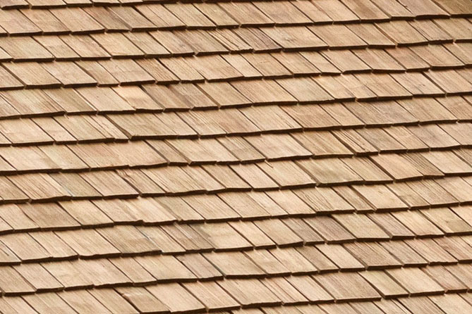 Cedar shake shingles