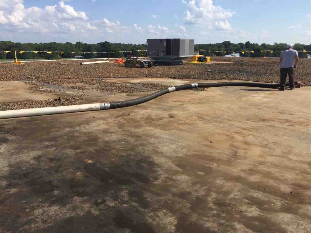 Commercial roof replacement